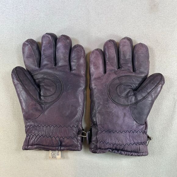 Leather DOWN FILLED Winter Gloves! Mens Large WARM and Rugged! Snow weather gear - Picture 6 of 9